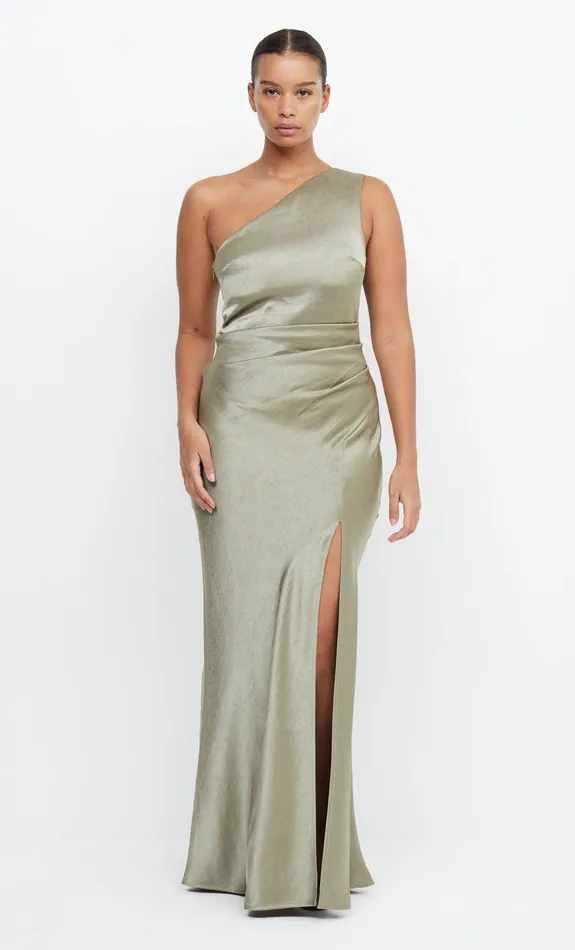 Bec Bridge Bridesmaids Dresses THE DREAMER ASYM DRESS Sage 8211 Women