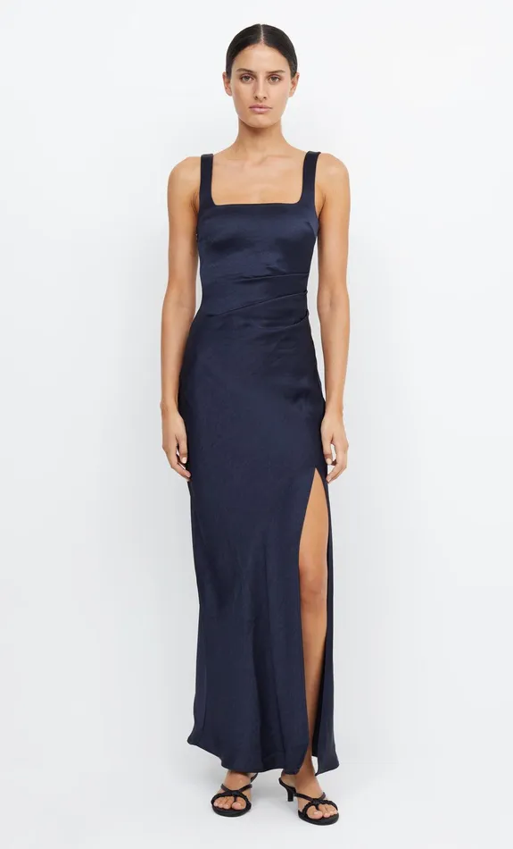 Bec Bridge Bridesmaids Dresses THE DREAMER SQUARE NECK DRESS Ink 8211 Women
