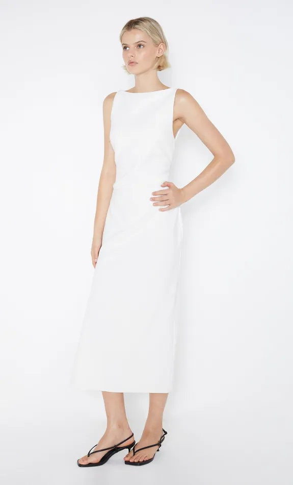 Bec Bridge Dresses BE MINE TUCK DRESS Ivory 8211 Women