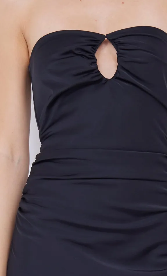 Bec Bridge Dresses EMILIA STRAPLESS DRESS Black 8211 Women