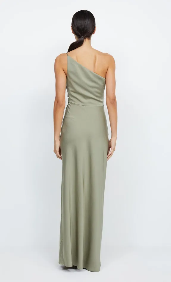 Bec Bridge Dresses ETERNITY ASYM MAXI DRESS Sage 8211 Women