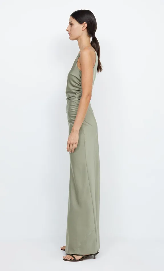 Bec Bridge Dresses ETERNITY ASYM MAXI DRESS Sage 8211 Women