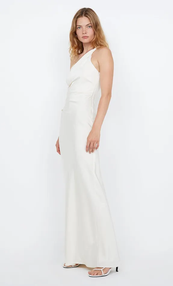 Bec Bridge Dresses LUNETTA ASYM DRESS Cream 8211 Women