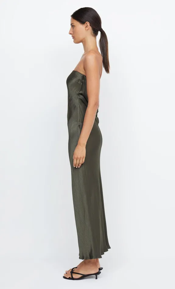 Bec Bridge Dresses MOON DANCE STRAPLESS DRESS Dark Willow 8211 Women