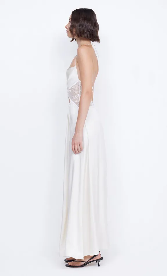 Bec Bridge Dresses SANTAL HALTER MAXI DRESS Ivory 8211 Women