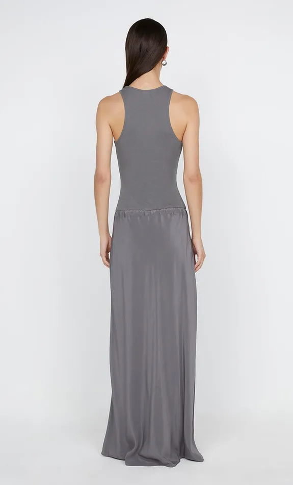 Bec Bridge Dresses SOLA RACER DRESS Charcoal 8211 Women