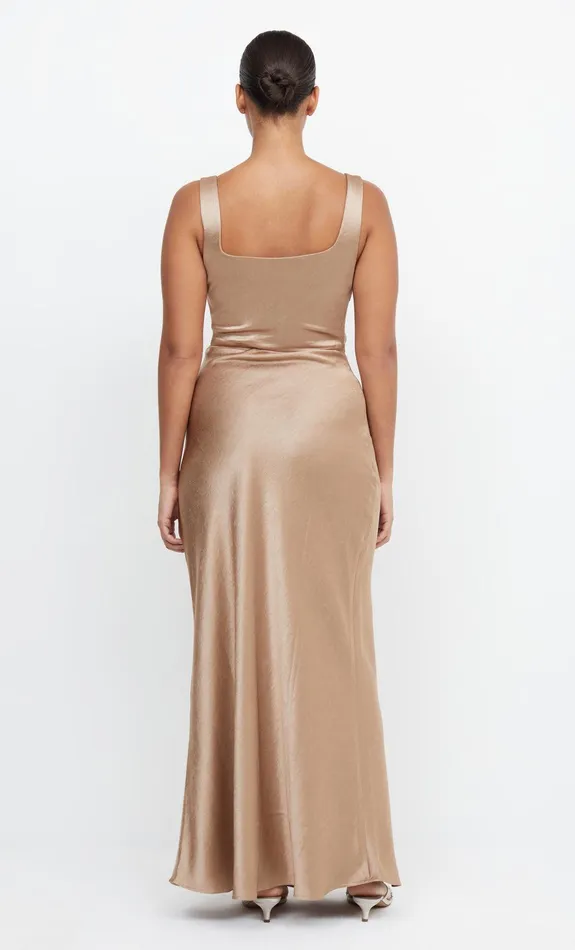 Bec Bridge Dresses THE DREAMER SQUARE NECK DRESS Golden 8211 Women