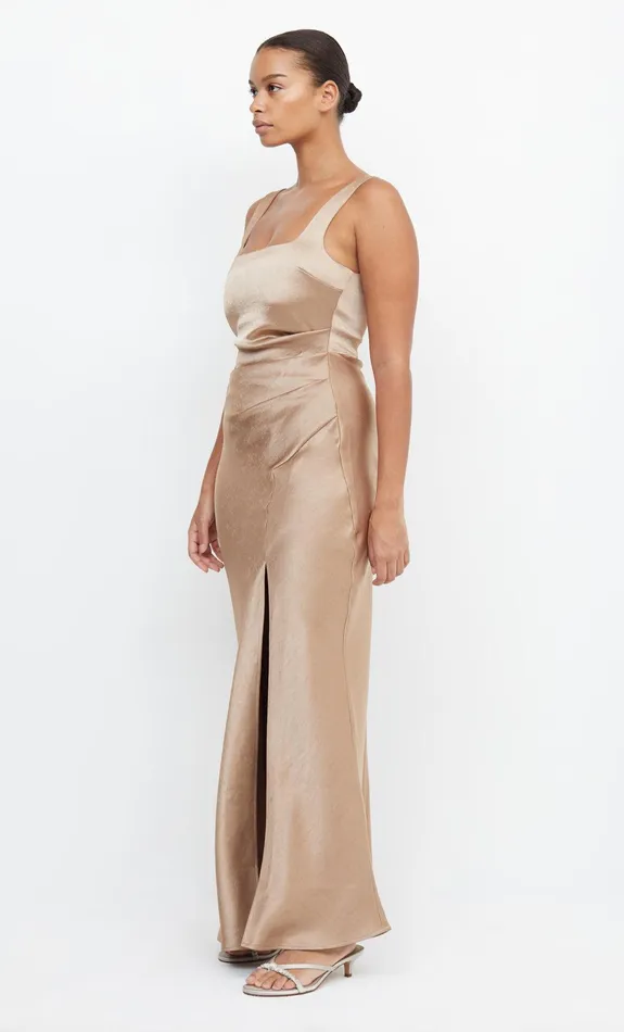 Bec Bridge Dresses THE DREAMER SQUARE NECK DRESS Golden 8211 Women
