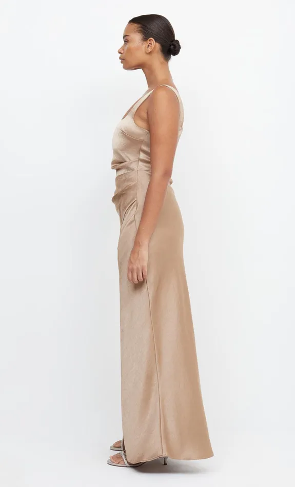 Bec Bridge Dresses THE DREAMER SQUARE NECK DRESS Golden 8211 Women