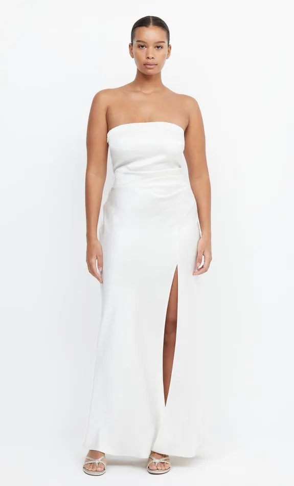 Bec Bridge Dresses THE DREAMER STRAPLESS DRESS Ivory 8211 Women