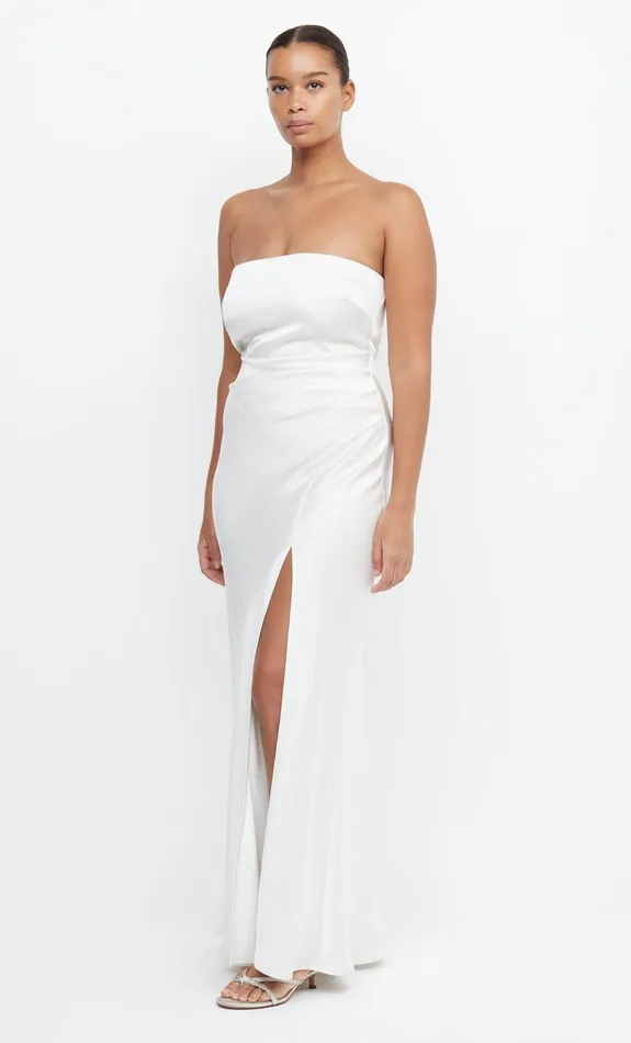 Bec Bridge Dresses THE DREAMER STRAPLESS DRESS Ivory 8211 Women