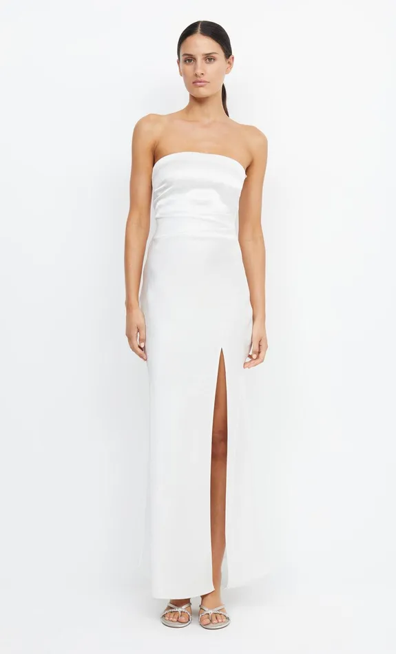 Bec Bridge Dresses THE DREAMER STRAPLESS DRESS Ivory 8211 Women