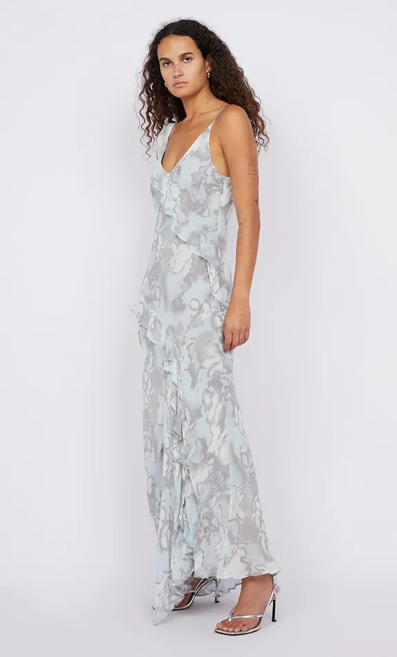 Bec Bridge Dresses ZABELLE FRILL DRESS Moonshadow 8211 Women