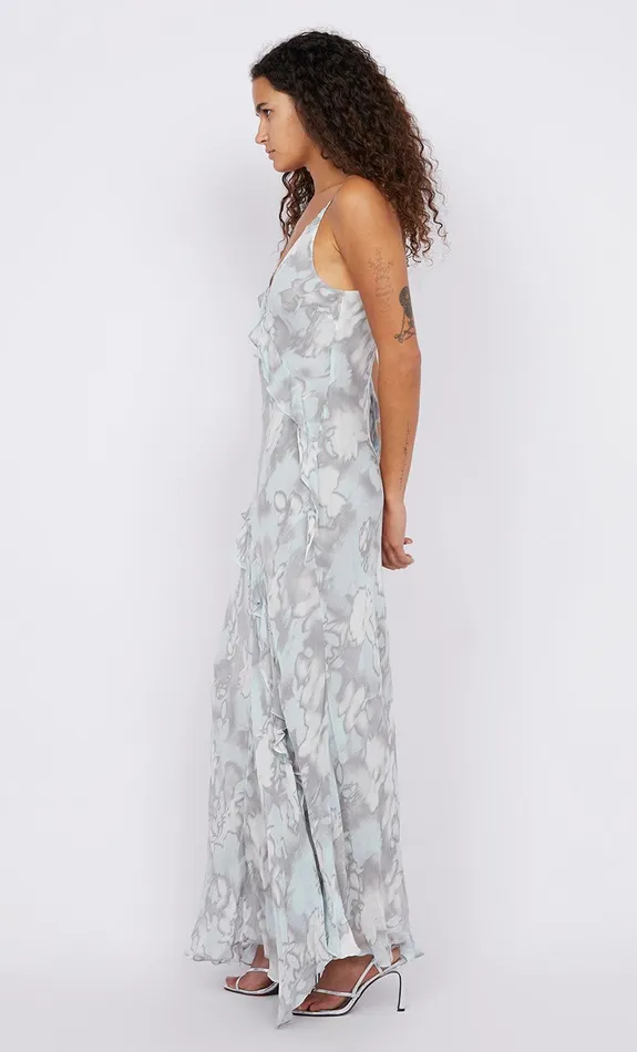 Bec Bridge Dresses ZABELLE FRILL DRESS Moonshadow 8211 Women