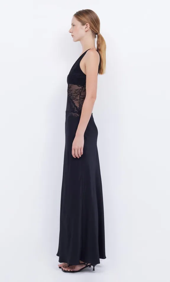 Bec Bridge Event Wear Dresses ABRIELLE LACE MAXI DRESS Blackblack 8211 Women
