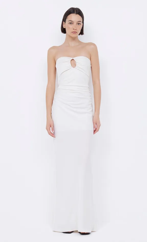 Bec Bridge Event Wear Dresses EMILIA STRAPLESS DRESS Ivory 8211 Women