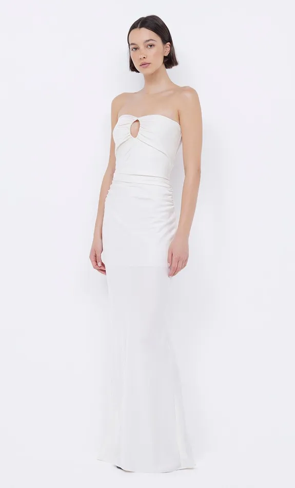 Bec Bridge Event Wear Dresses EMILIA STRAPLESS DRESS Ivory 8211 Women