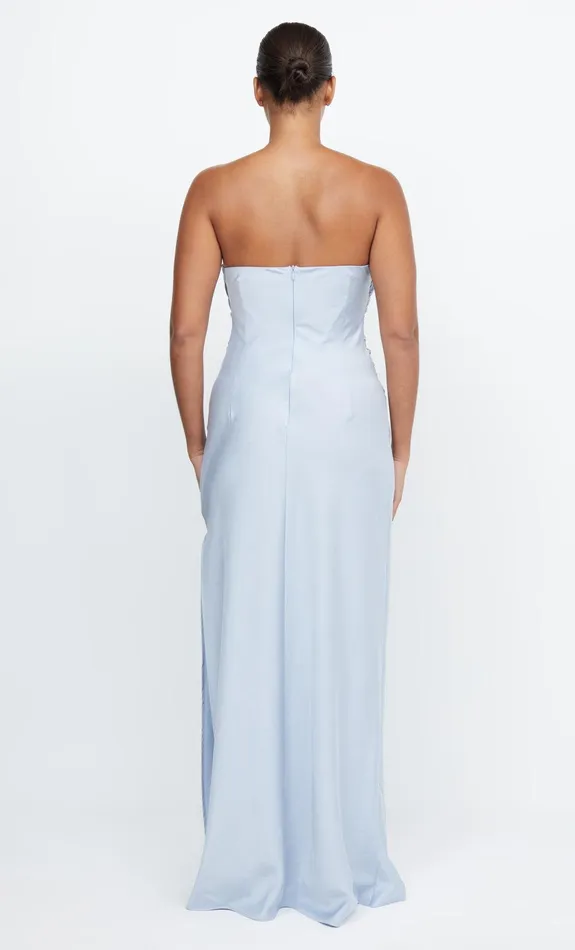 Bec Bridge Event Wear Dresses ETERNITY STRAPLESS MAXI Dusty Blue 8211 Women