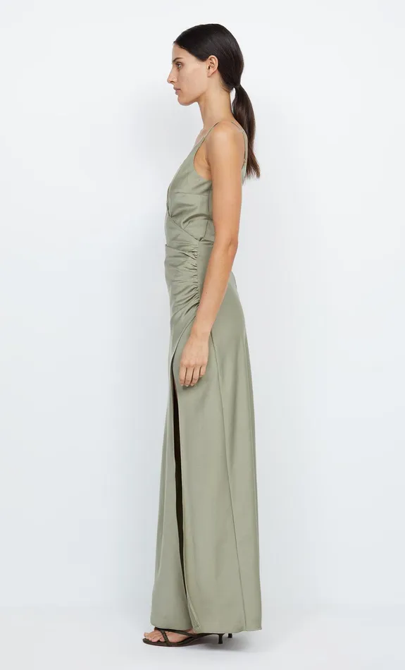 Bec Bridge Event Wear Dresses ETERNITY V MAXI DRESS Sage 8211 Women