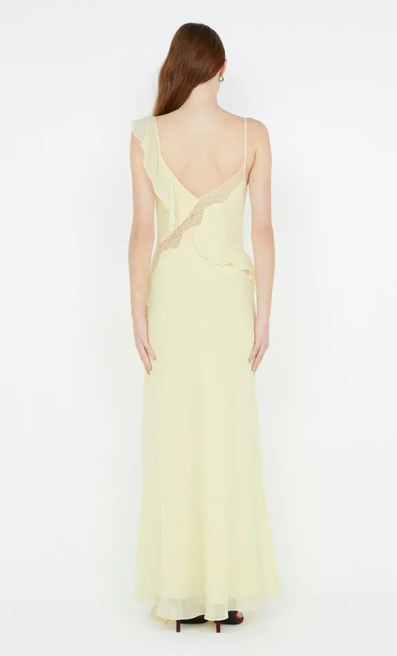 Bec Bridge Event Wear Dresses KNOX MAXI DRESS Ice Yellow 8211 Women