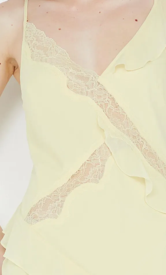 Bec Bridge Event Wear Dresses KNOX MAXI DRESS Ice Yellow 8211 Women