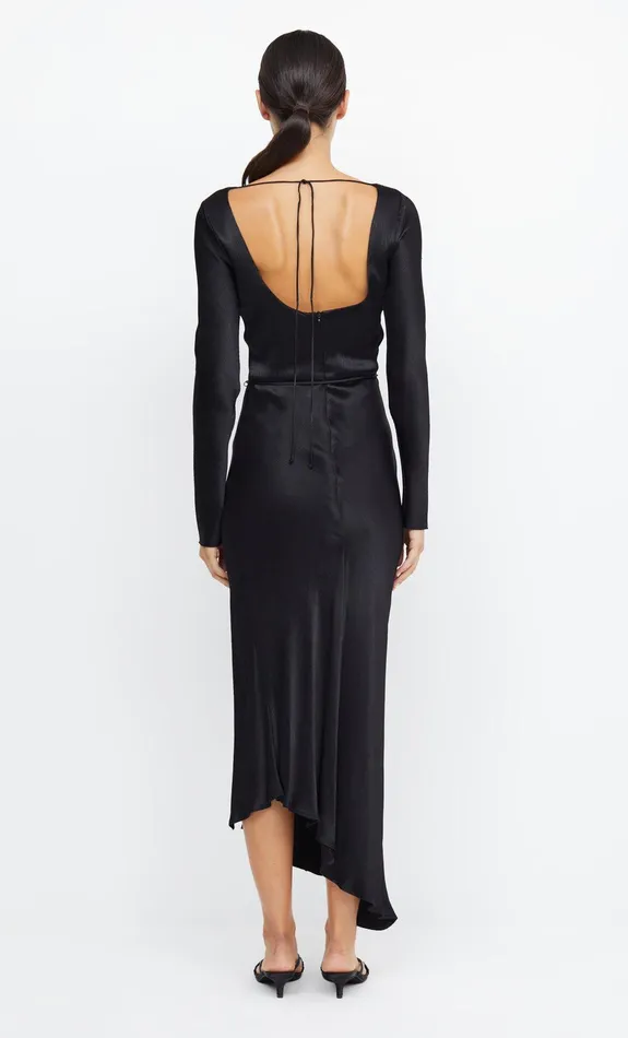 Bec Bridge Event Wear Dresses MOON DANCE LONG SLEEVE MAXI DRESS Black 8211 Women