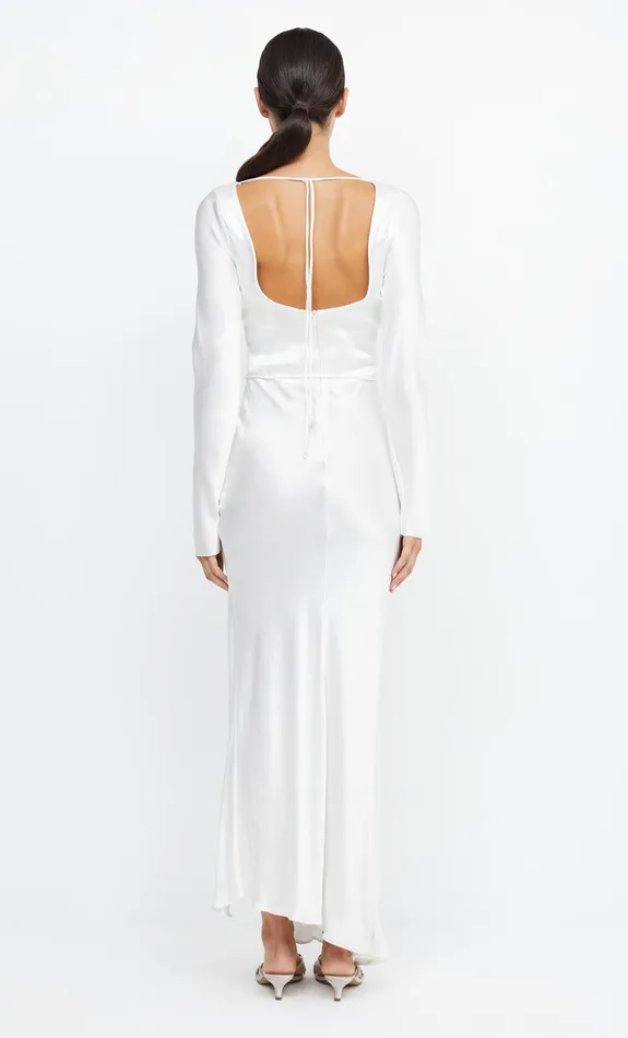 Bec Bridge Event Wear Dresses MOON DANCE LONG SLEEVE MAXI DRESS Ivory 8211 Women