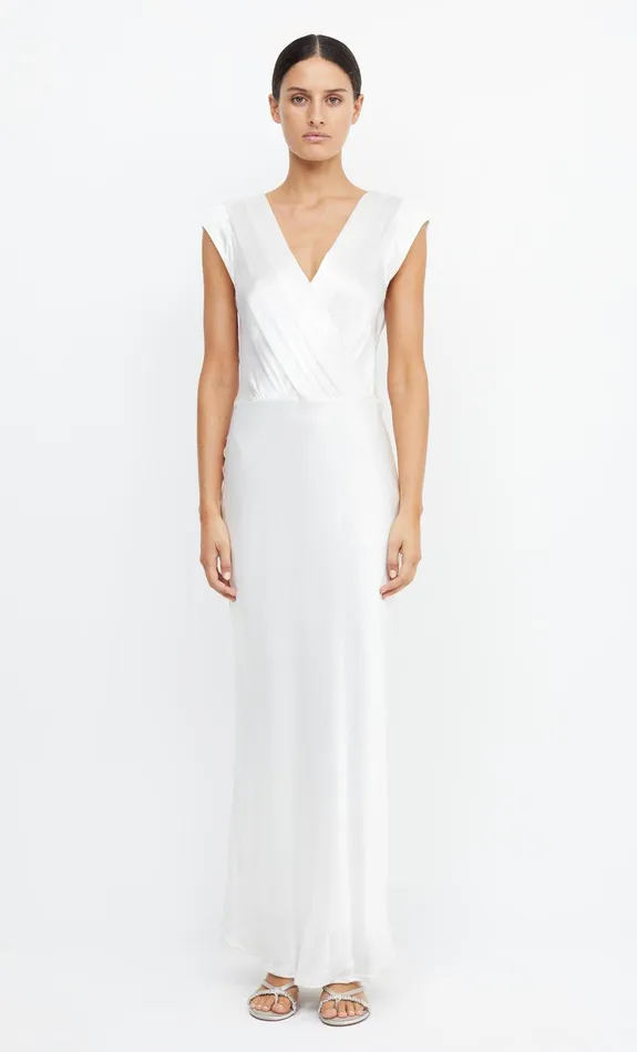 Bec Bridge Event Wear Dresses MOON DANCE MAXI DRESS Ivory 8211 Women
