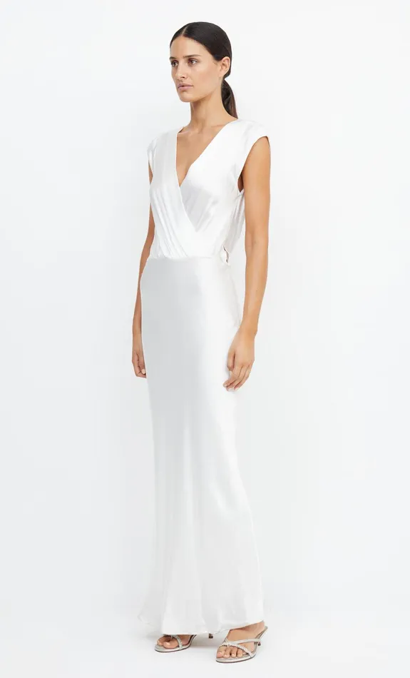 Bec Bridge Event Wear Dresses MOON DANCE MAXI DRESS Ivory 8211 Women