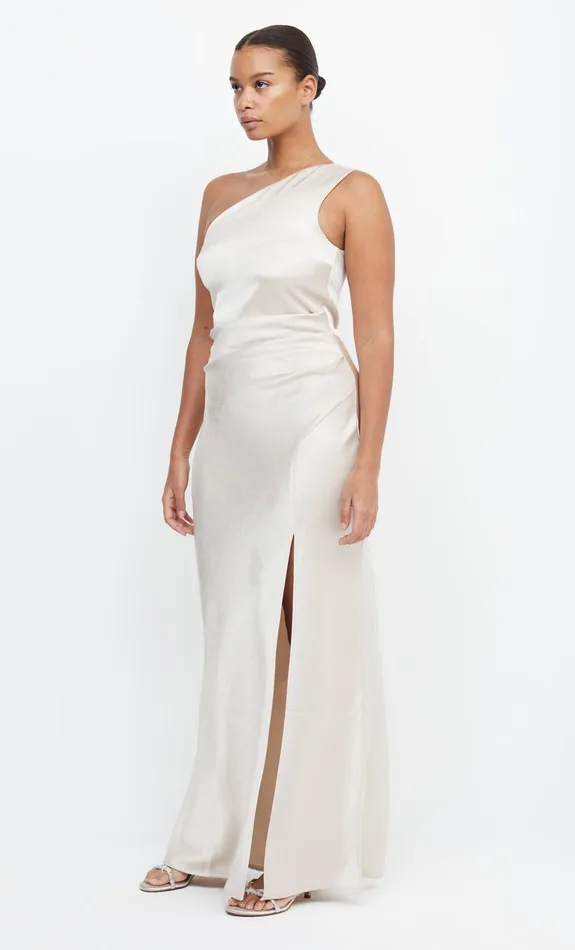 Bec Bridge Event Wear Dresses THE DREAMER ASYM DRESS Sand 8211 Women