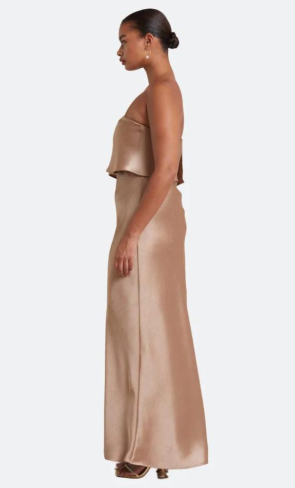Bec Bridge Event Wear Dresses THE DREAMER OVERLAY DRESS Golden 8211 Women
