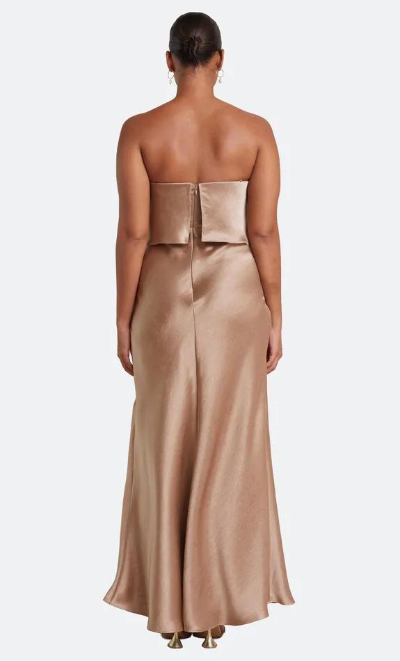 Bec Bridge Event Wear Dresses THE DREAMER OVERLAY DRESS Golden 8211 Women