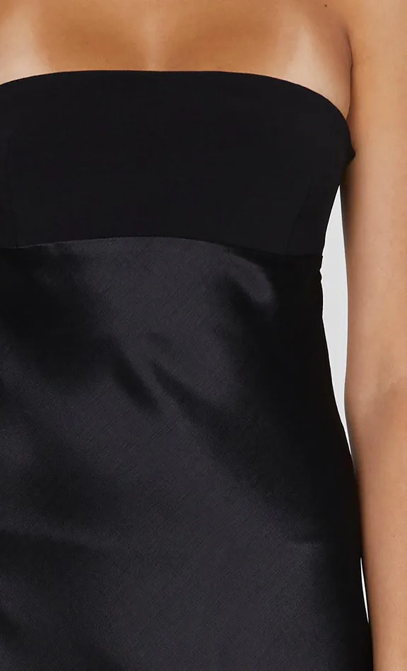Bec Bridge Event Wear Dresses ZARI STRAPLESS DRESS Black 8211 Women