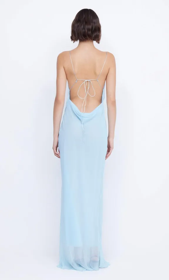 Bec Bridge Maxi Dresses ELZETTE SPLIT MAXI DRESS Dolphin Blue 8211 Women