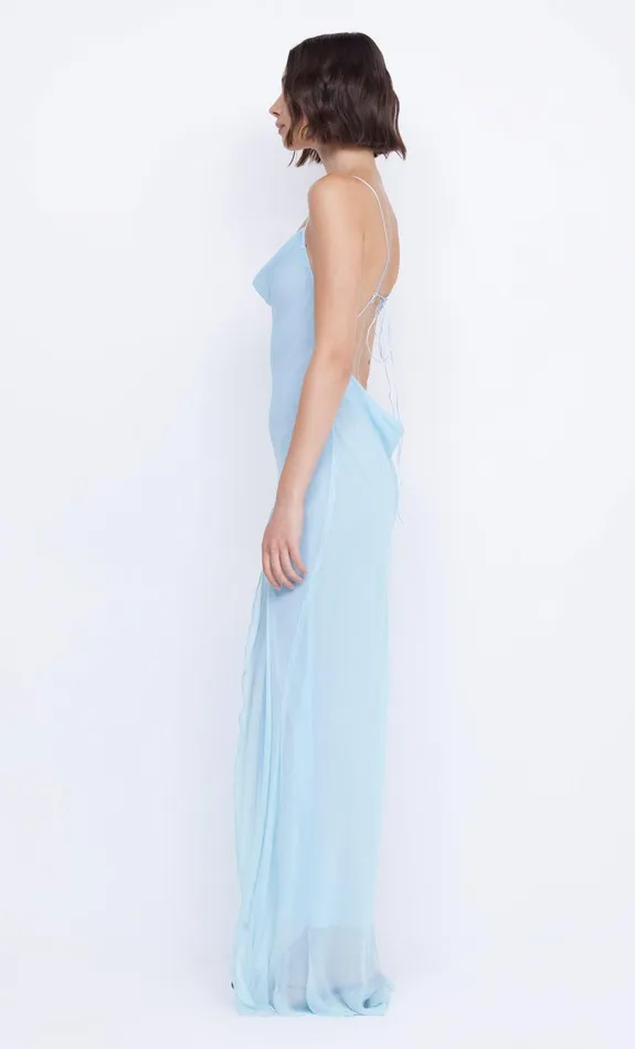 Bec Bridge Maxi Dresses ELZETTE SPLIT MAXI DRESS Dolphin Blue 8211 Women