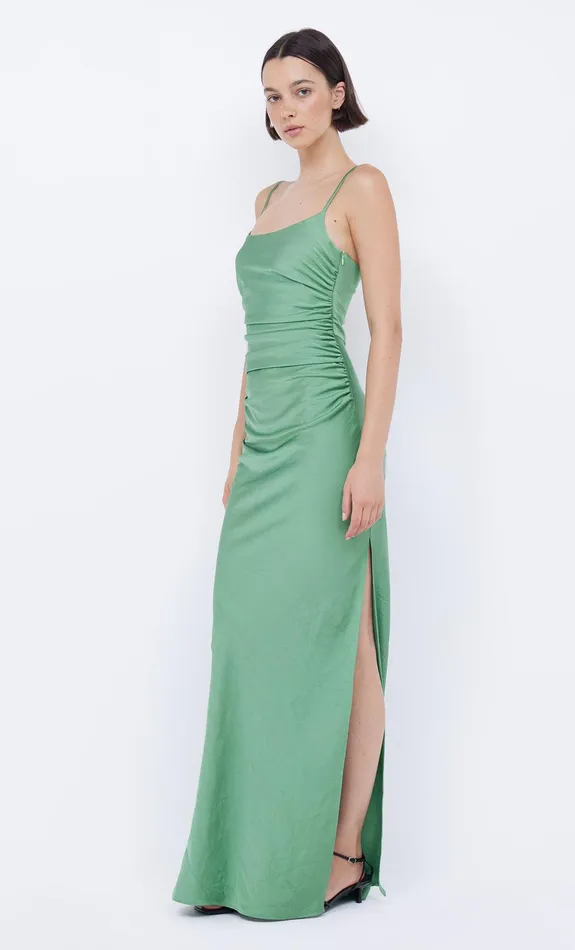 Bec Bridge Maxi Dresses EMILIA SCOOP NECK DRESS Green Apple 8211 Women