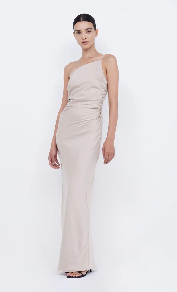 Bec Bridge Maxi Dresses ETERNITY ASYM MAXI DRESS Sand 8211 Women