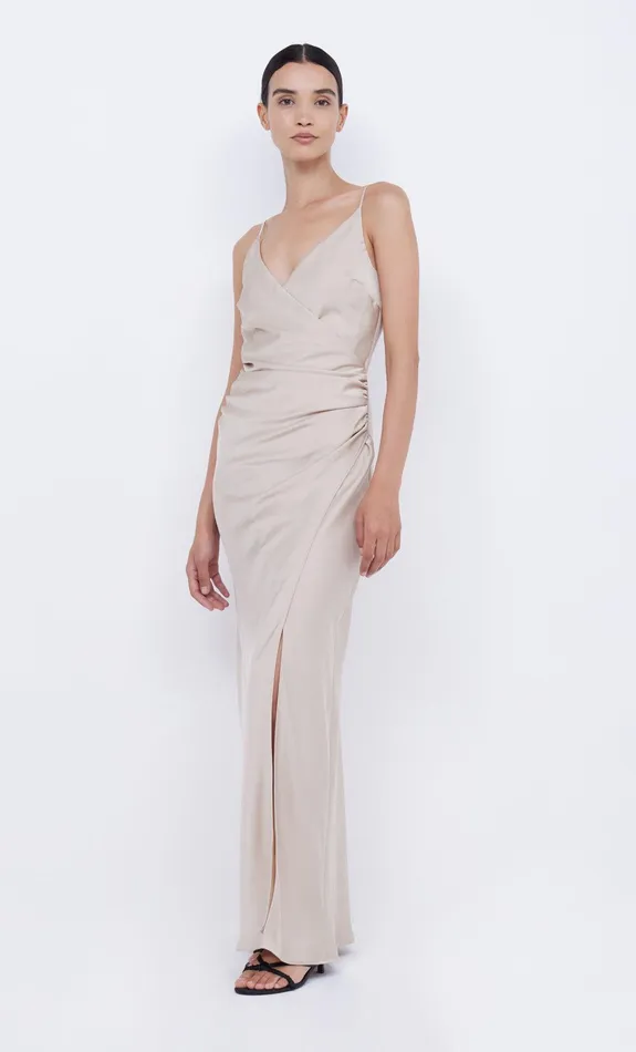 Bec Bridge Maxi Dresses ETERNITY V MAXI DRESS Sand 8211 Women