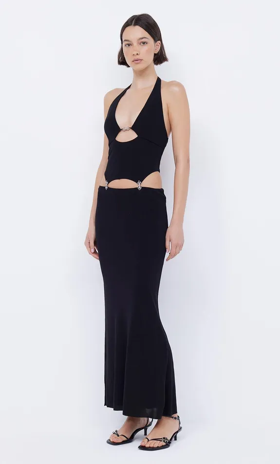 Bec Bridge Maxi Dresses MALENA CLASP MAXI DRESS Black 8211 Women