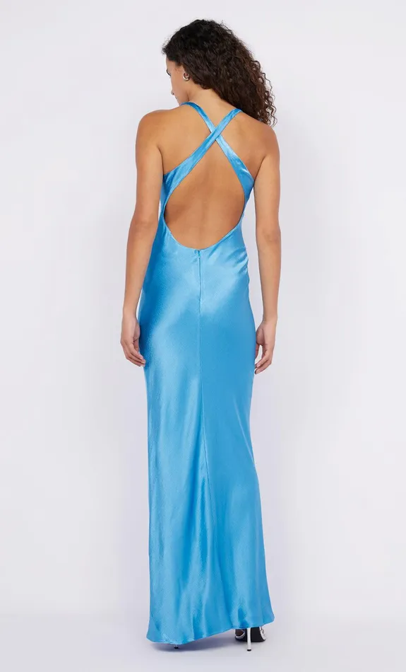 Bec Bridge Maxi Dresses MAXINA CROSSOVER DRESS Sapphire 8211 Women