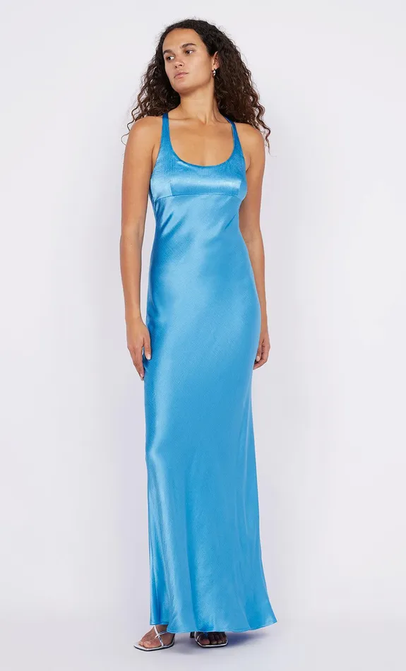 Bec Bridge Maxi Dresses MAXINA CROSSOVER DRESS Sapphire 8211 Women