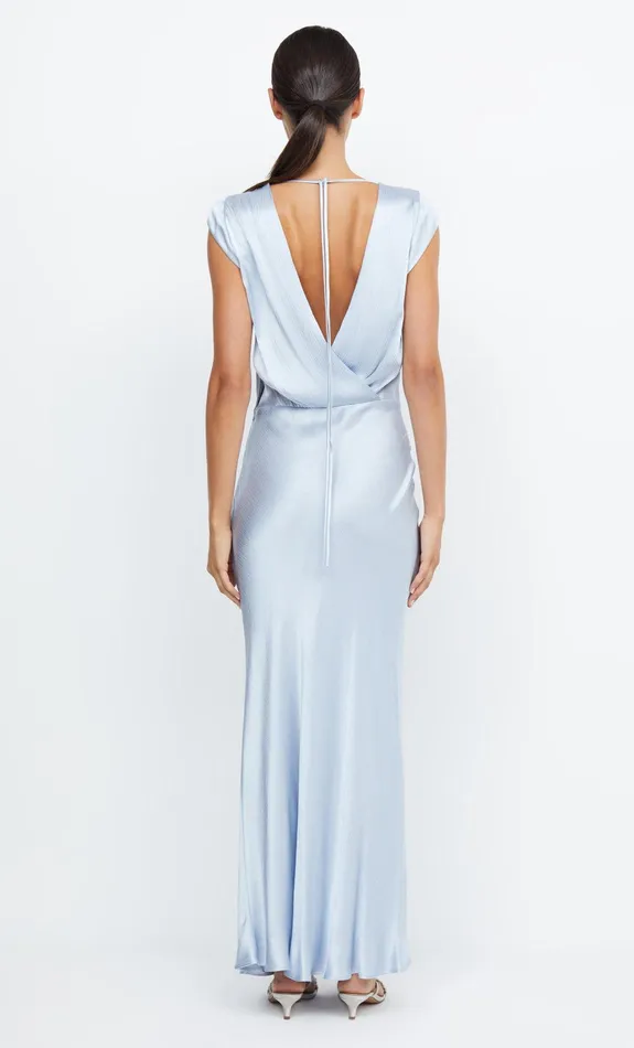Bec Bridge Maxi Dresses MOON DANCE MAXI DRESS Dusty Blue 8211 Women