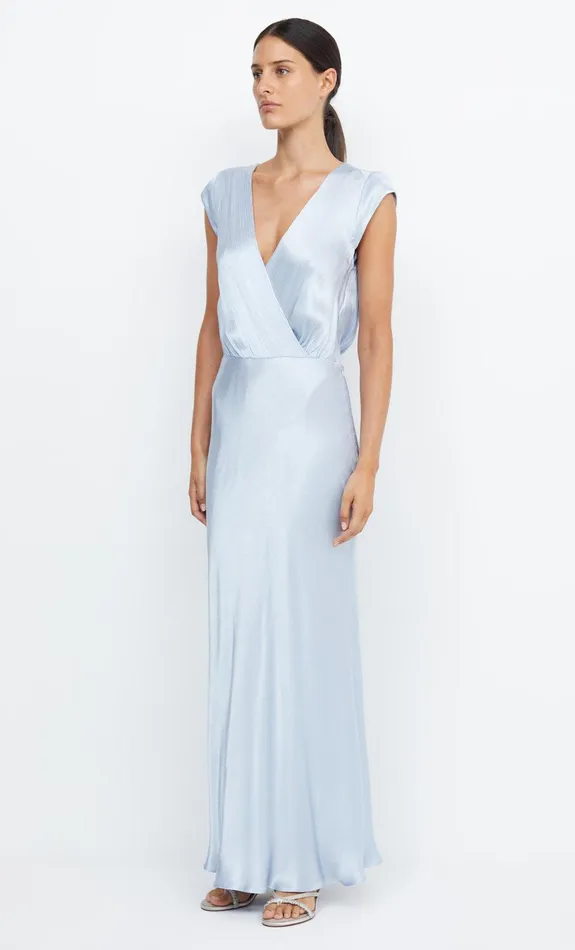 Bec Bridge Maxi Dresses MOON DANCE MAXI DRESS Dusty Blue 8211 Women