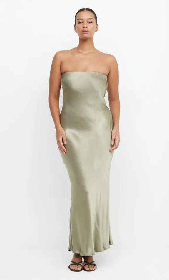 Bec Bridge Maxi Dresses MOON DANCE STRAPLESS DRESS Sage 8211 Women