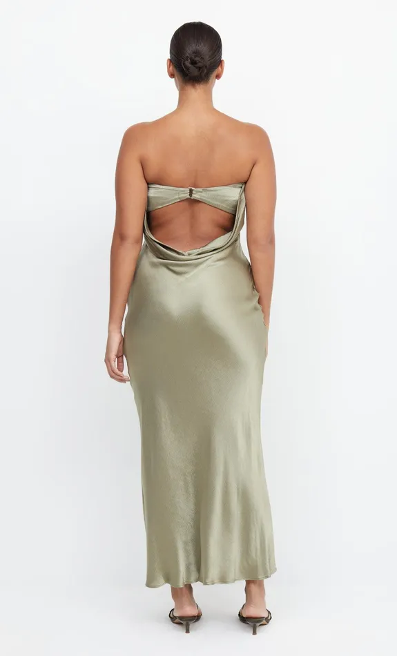 Bec Bridge Maxi Dresses MOON DANCE STRAPLESS DRESS Sage 8211 Women