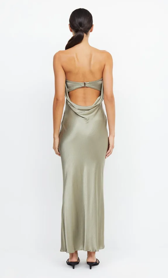 Bec Bridge Maxi Dresses MOON DANCE STRAPLESS DRESS Sage 8211 Women