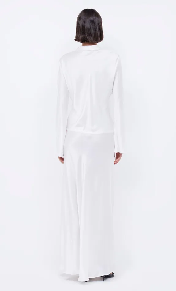 Bec Bridge Maxi Dresses ORLA LONG SLEEVE MAXI DRESS Ivory 8211 Women