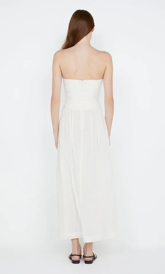 Bec Bridge Maxi Dresses PALMER STRAPLESS MAXI Ivory 8211 Women