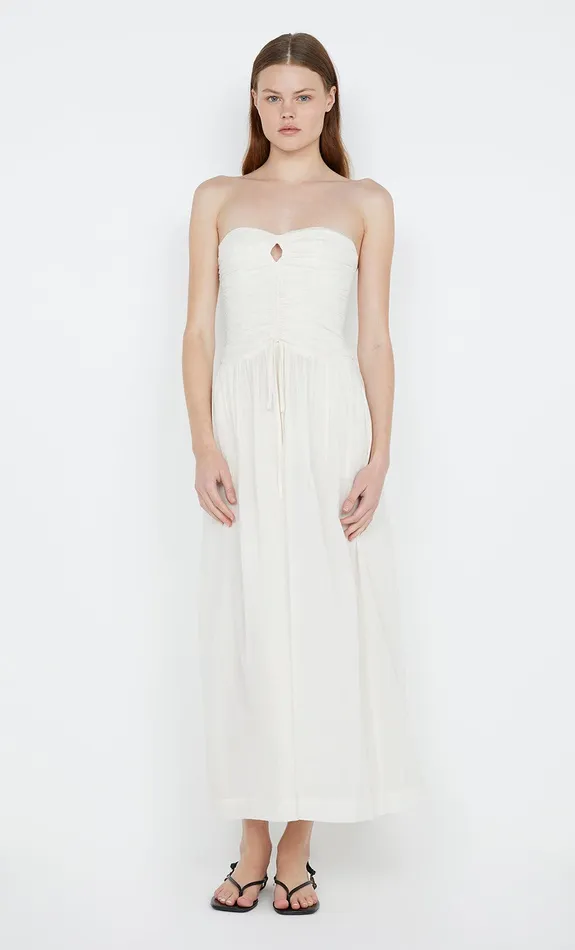 Bec Bridge Maxi Dresses PALMER STRAPLESS MAXI Ivory 8211 Women