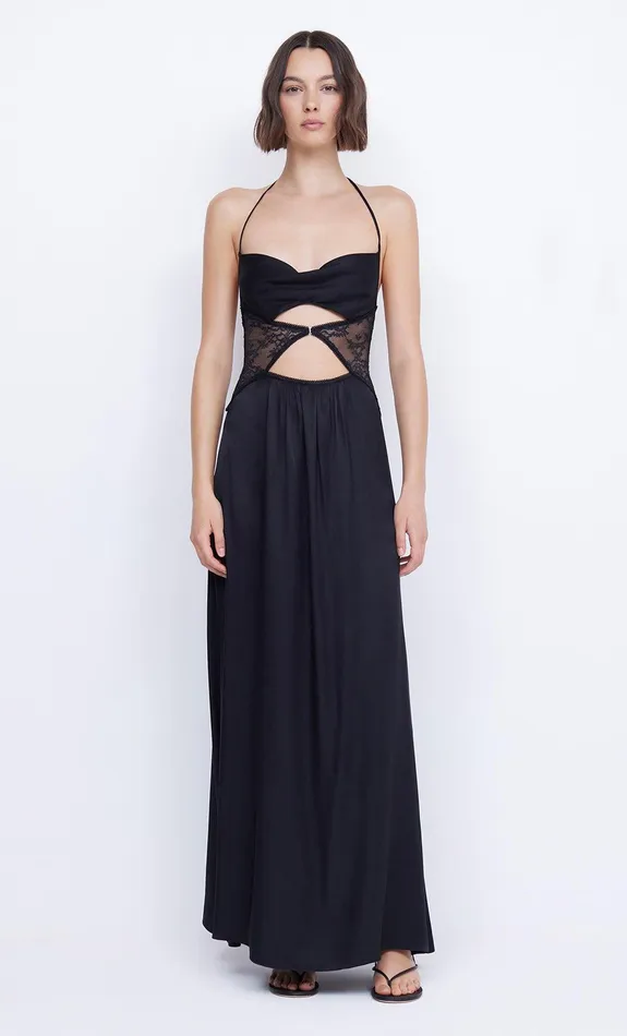 Bec Bridge Maxi Dresses SANTAL HALTER MAXI DRESS Black 8211 Women